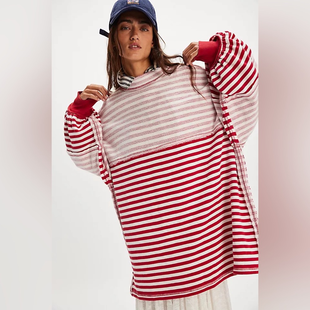 we the free Coastal Turtleneck Sweatshirt